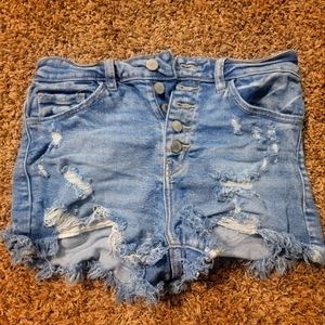 High waisted Jean shorts
